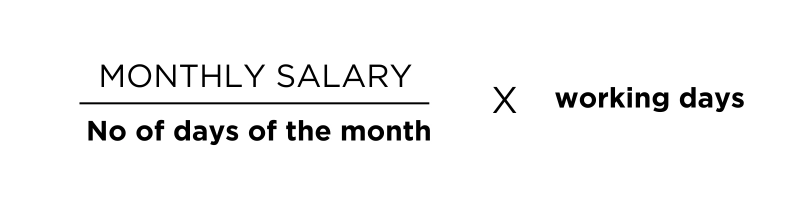 Wages Calculation & Deductions Formula