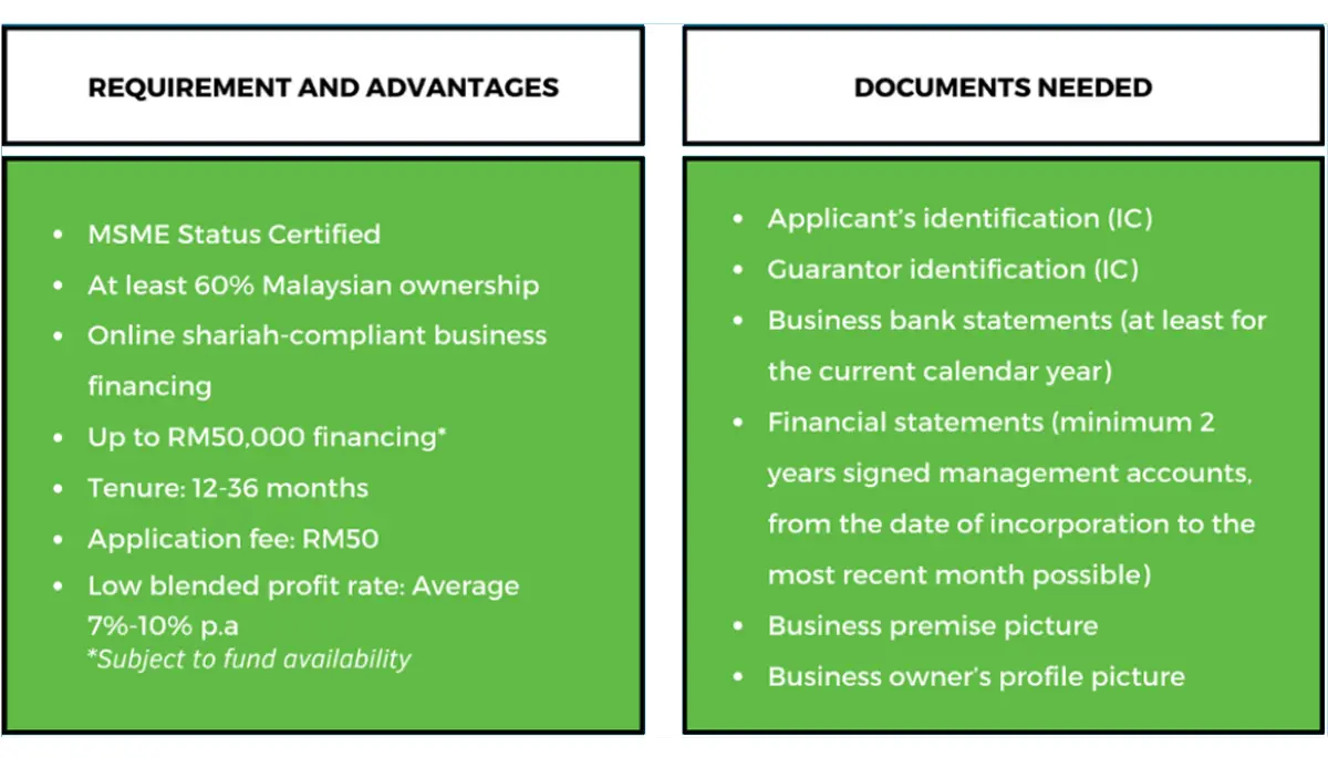 Investable Gameplan (BIG) Programme Requirement Table